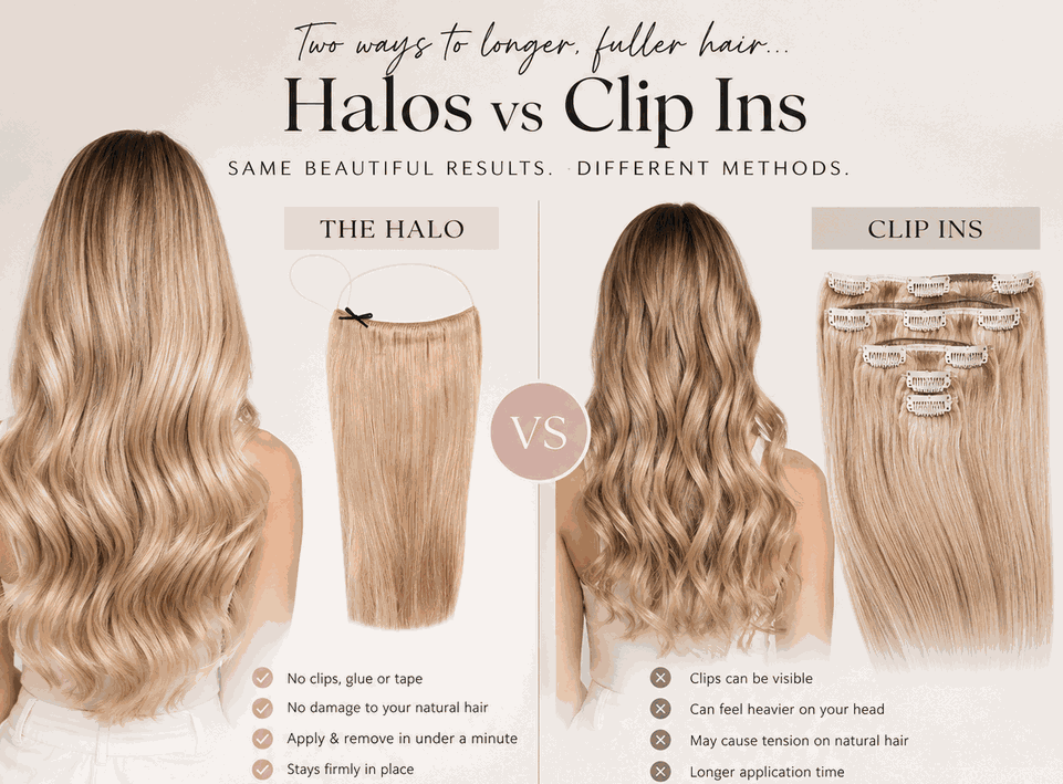 Why Customers Choose Halo Instead of Clip-Ins