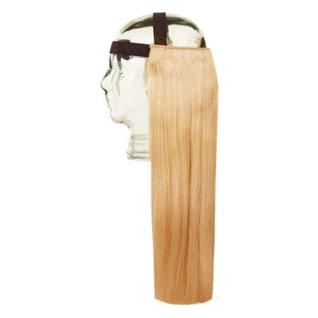 Halo HeadBand made of 100% Indian Remy Human Hair for natural volume under hats and scarves