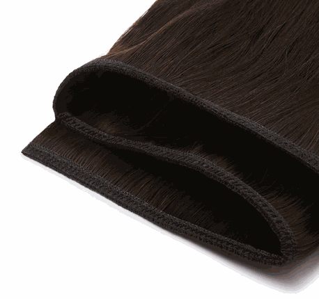 VIP Flat Weft Hair Extensions made from 100% Double Drawn Remy Human Hair in natural shades