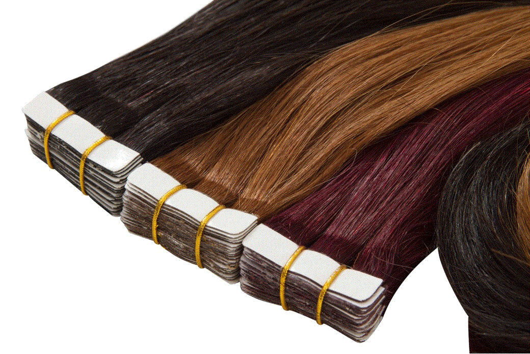 Tape-In Hair Extensions made from 100% Indian Remy single drawn human hair for natural length and volume
