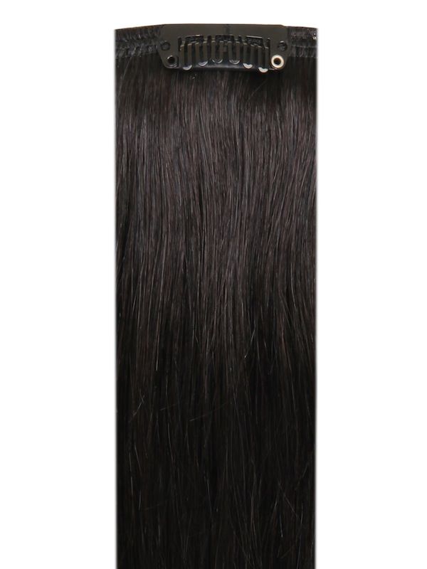 Premium Head Clip-In Natural Black #1B Hair Extensions