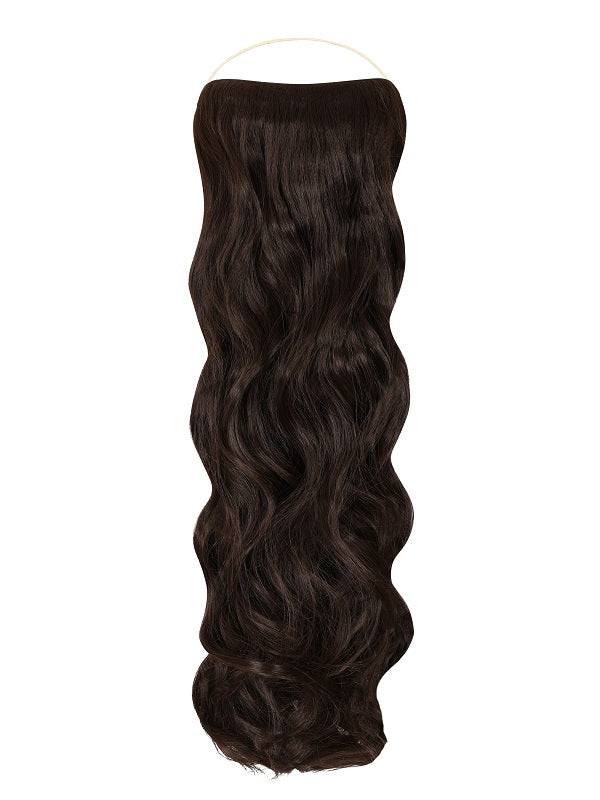 Curly Syn Halo Hair Extensions
