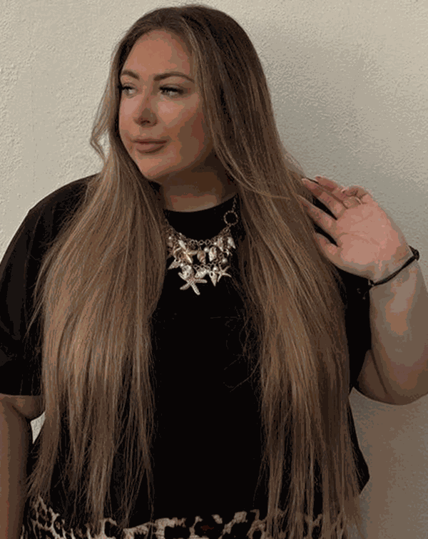 Full Head Clip-In Ash Brown #11 Hair Extensions