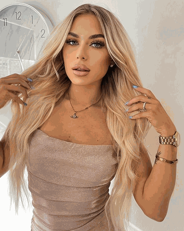 Premium Halo Golden Blonde #24 Hair Extensions
