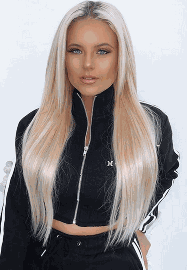 Deluxe Halo Mixed #17/Ash Blonde Hair Extensions
