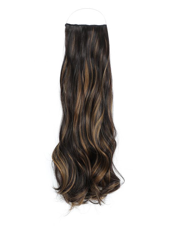 Curly Syn Halo Hair Extensions