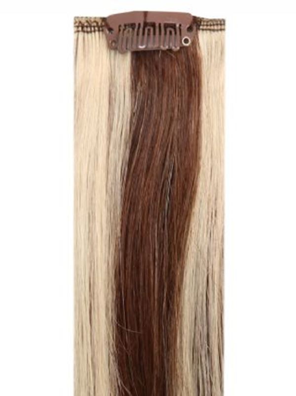 Premium Head Clip-In Mixed #4/613 Hair Extensions
