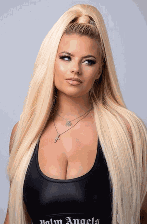 Full Head Clip-In Light Blonde #613 Hair Extensions