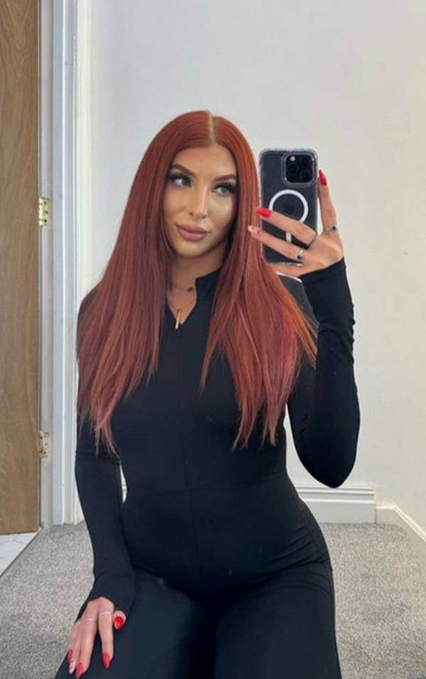 Premium Head Clip-In Dark Auburn #33 Hair Extensions
