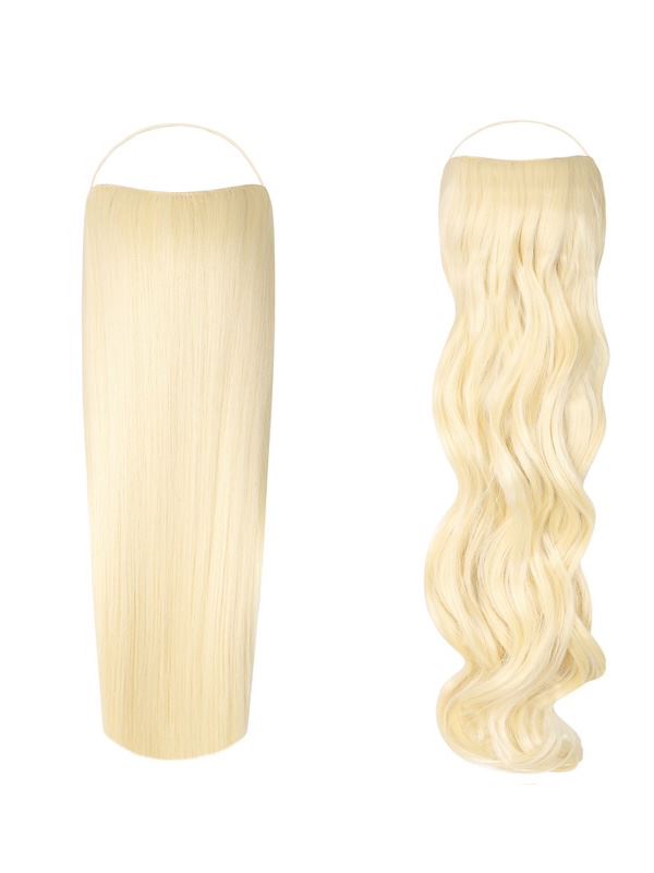 Duo Halo Bundle Straight & Curly Beach Blonde #KB88