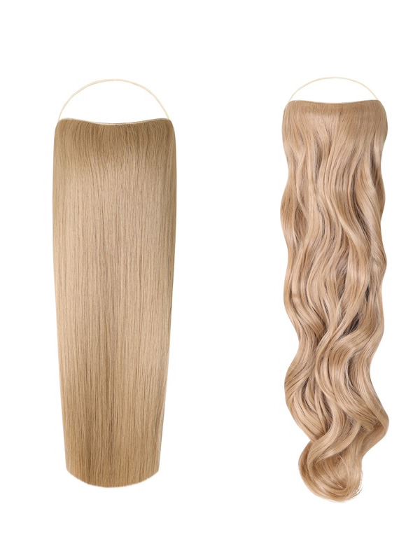 Duo Halo Bundle Straight & Curly Malibu Blonde #K16