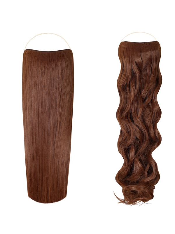 Duo Halo Bundle Straight & Curly Mocha Brown #30M