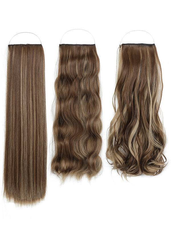 Syn Halo Hair Extensions Trio (Straight & Wavy & Curly)