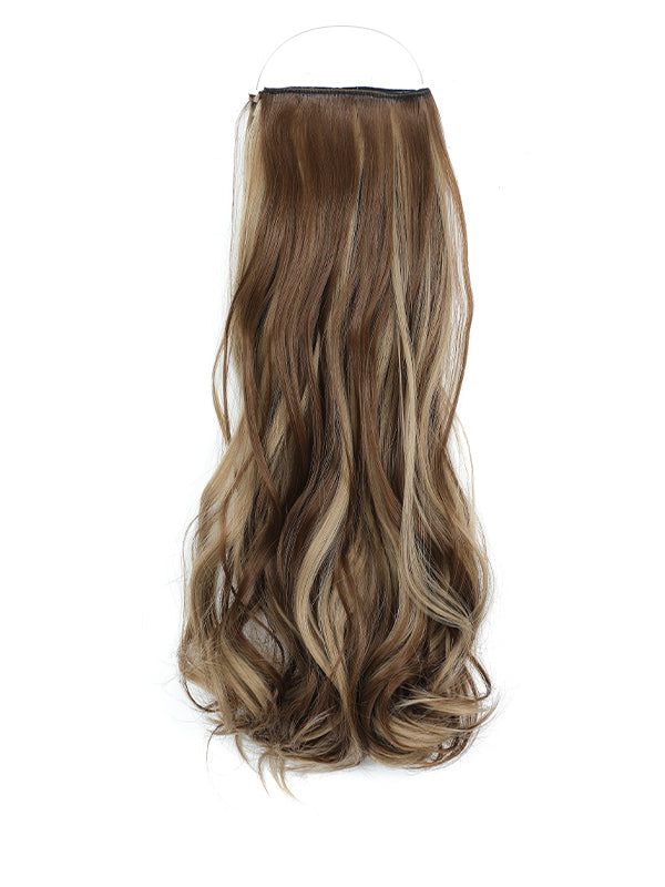 Curly Syn Halo Hair Extensions