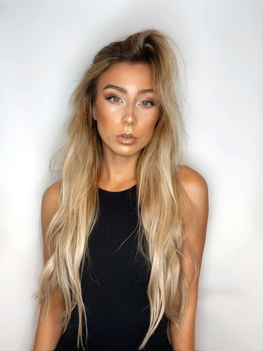 Deluxe Head Clip-In Champagne Royale #11/60/Ash Hair Extensions