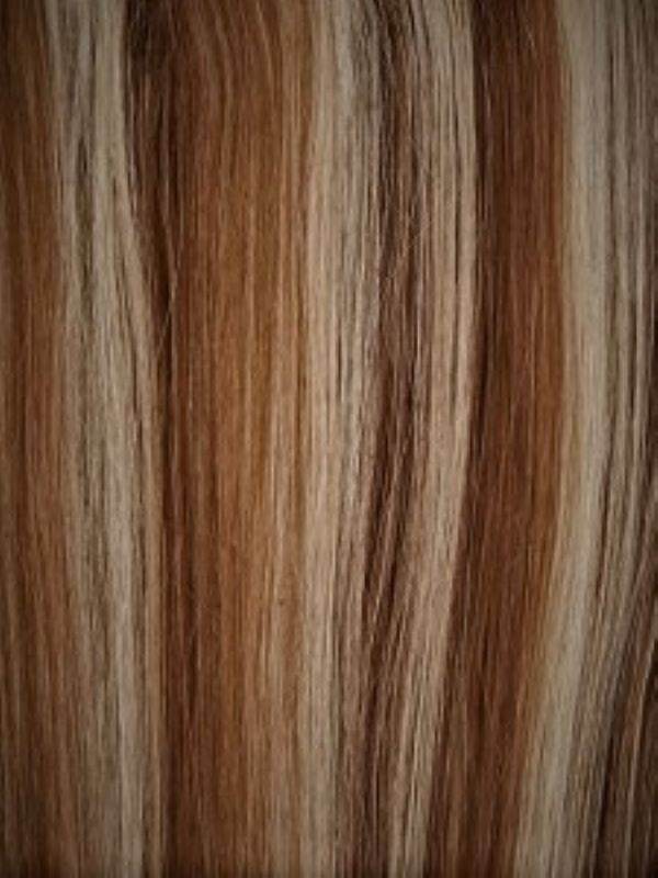 Luxe Weft Mixed #4/613 20-inch 100% Indian human hair extensions bundle