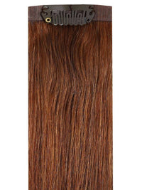 VIP Seamless Clips chocolate brown #4 hair extensions 18 inch 21 clips 150g human Remy hair