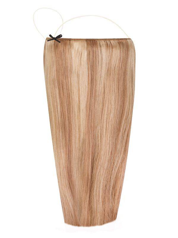 Premium Halo Mixed #12/20 hair extensions with adjustable clear wire and no damage design