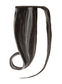 Ponytail Salt & Pepper hair extensions 20 to 24 inches Indian Remy human hair