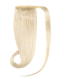 Ponytail Hawaii Blonde #60/Ash hair extensions made of 100% Indian Remy hair length 20-24 inches