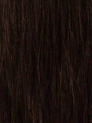 VIP Nano Hair Extensions Dark Brown #2 20-inch Indian Remy Human Hair pack with 50 bonds