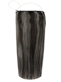 The Halo Salt & Pepper #5AA/Silver Hair Extensions
