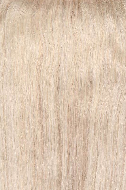 VIP Nano Ash Blonde 20-inch Indian Remy Human Hair Extensions pack with 50 bonds