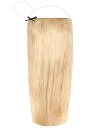 The Halo Hair Extensions Apollonia Blonde #20/24/60 with adjustable clear wire and no-damage design