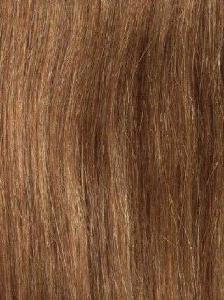 Micro Loop Chestnut #8 hair extensions, 20-inch Indian Remy human hair, 50 bonds per pack