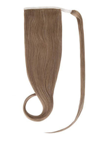 Ponytail Ash Brown hair extensions 100% Indian Remy human hair lengthen volumize ponytail