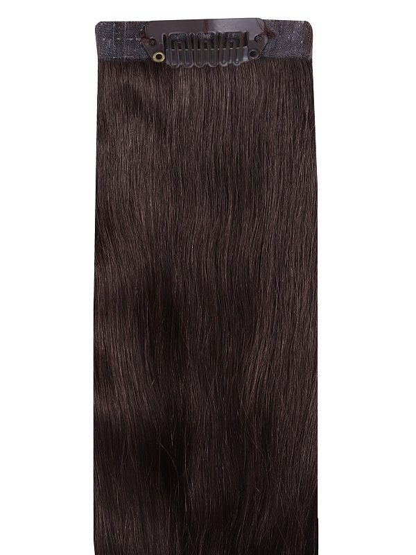 VIP Seamless Clips Dark Brown #2 Hair Extensions
