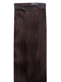 VIP Seamless Clips dark brown #2 hair extensions with 21 clips, 18 inches, 150g Indian Remy human hair