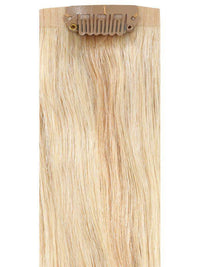 VIP Seamless Clips Apollonia Blonde #22/24/60 hair extensions 18" length 150g Remy human hair