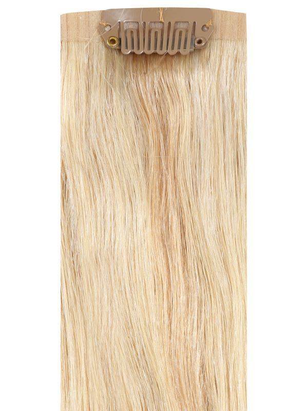 VIP Seamless Clips Apollonia Blonde #22/24/60 hair extensions 18" length 150g Remy human hair