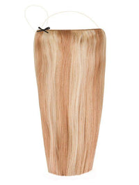 Halo Hair Extensions mixed blonde #18/613 with adjustable clear wire and no clips or glue
