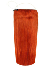 Deluxe Halo Inferno Hair Extensions with adjustable clear wire and no damage to natural hair