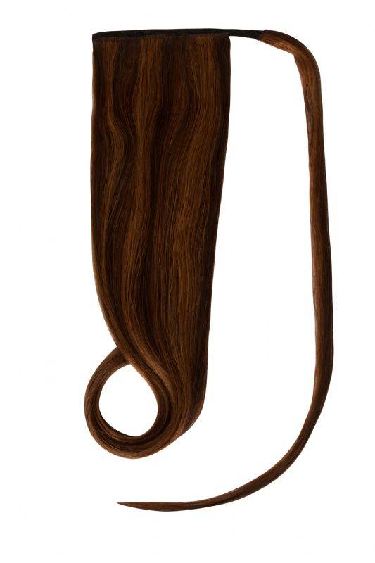 Ponytail Hair Extensions Mixed #2/4 Indian Human Remy Hair length 20-24 inches volume enhancer