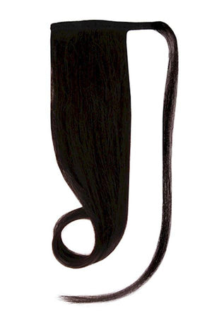 Natural Black #1B Ponytail Hair Extensions 100% Indian Human Remy Hair for Length and Volume