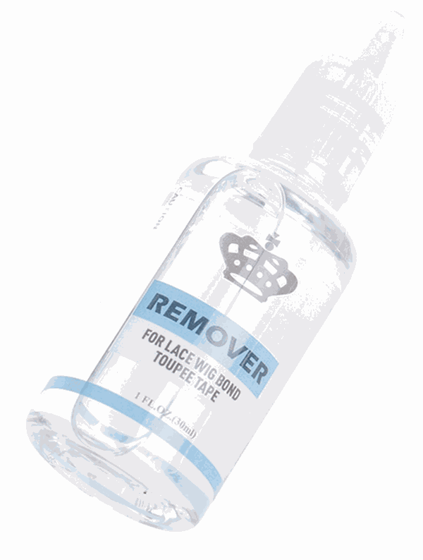 Tape remover 30ml bottle with orange citrus scent for safe and fast adhesive removal from hair extensions