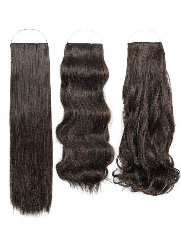 Syn Halo Hair Extensions Trio (Straight & Wavy & Curly)