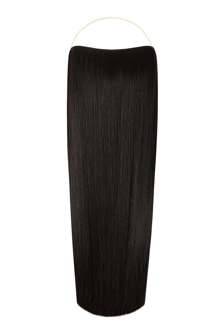 Straight Syn Halo Hair Extensions