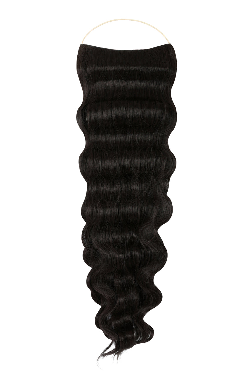 Wavy Syn Halo Hair Extensions