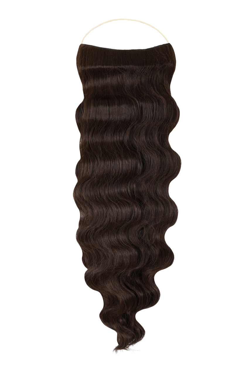 Wavy Syn Halo Hair Extensions