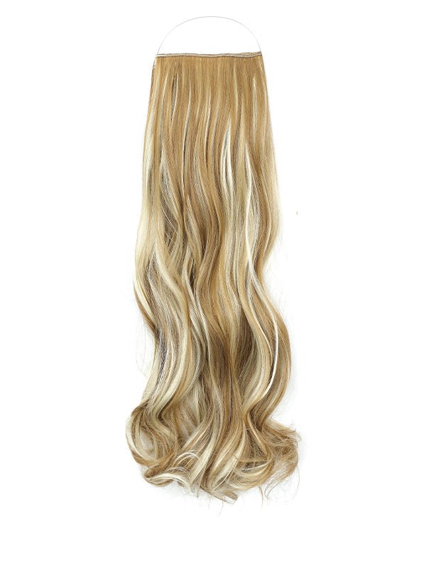 Curly Syn Halo Hair Extensions