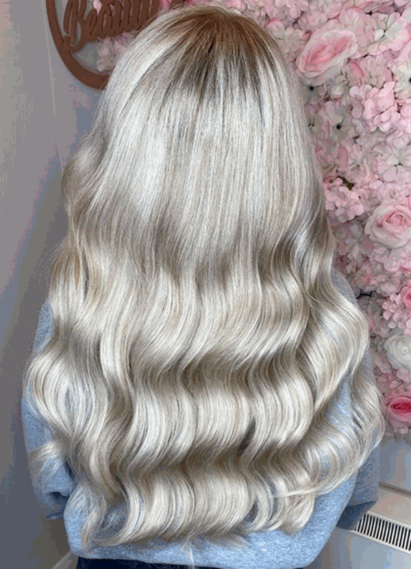 Luxe Weft Mixed #17/Ash Blonde Hair Extensions