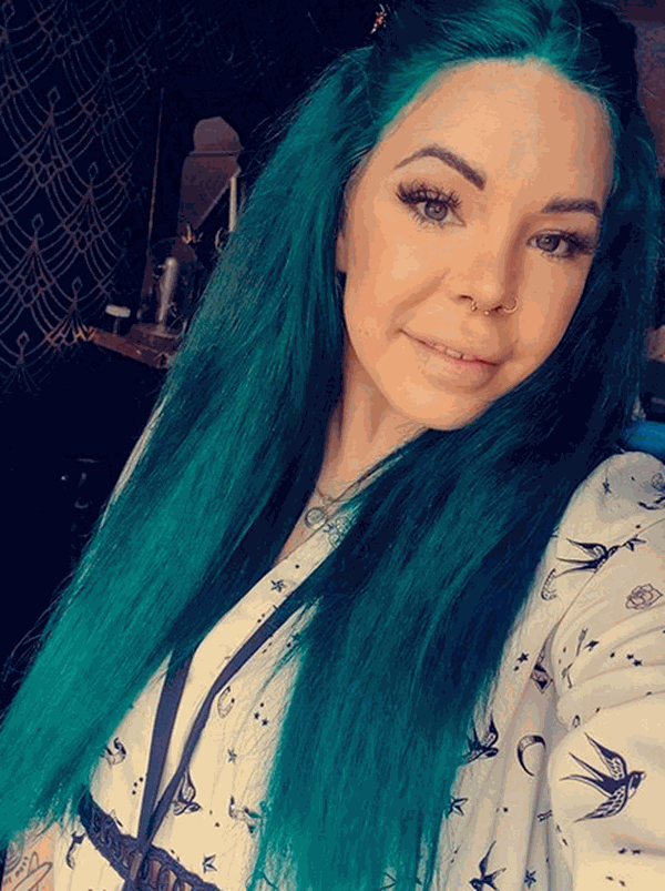 The Halo Teal Hair Extensions