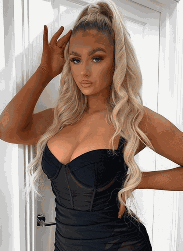 Ponytail Mixed #17/Ash Blonde Hair Extensions