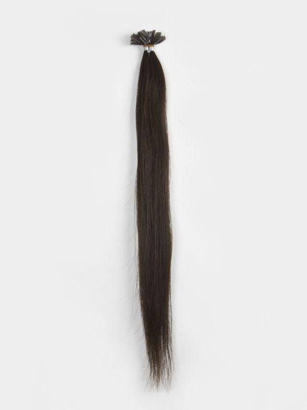 Nail Tip (U-Tip) Dark Brown #2 Hair Extensions