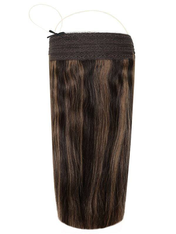 Premium Halo Boho Brown #2/7 Hair Extensions