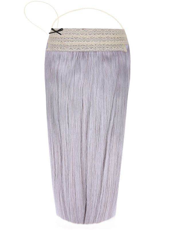 Deluxe Halo Silver Hair Extensions